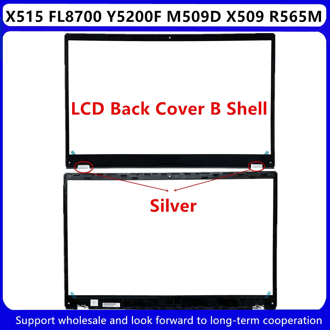 para Asus Vivobook X515 Fl8700 Y5200f M509d X509 R565m Y5200 F509 Y5200 V5200f Lcd Capa Traseira Lcd Frente Moldura Capa Novo - Imagem 2