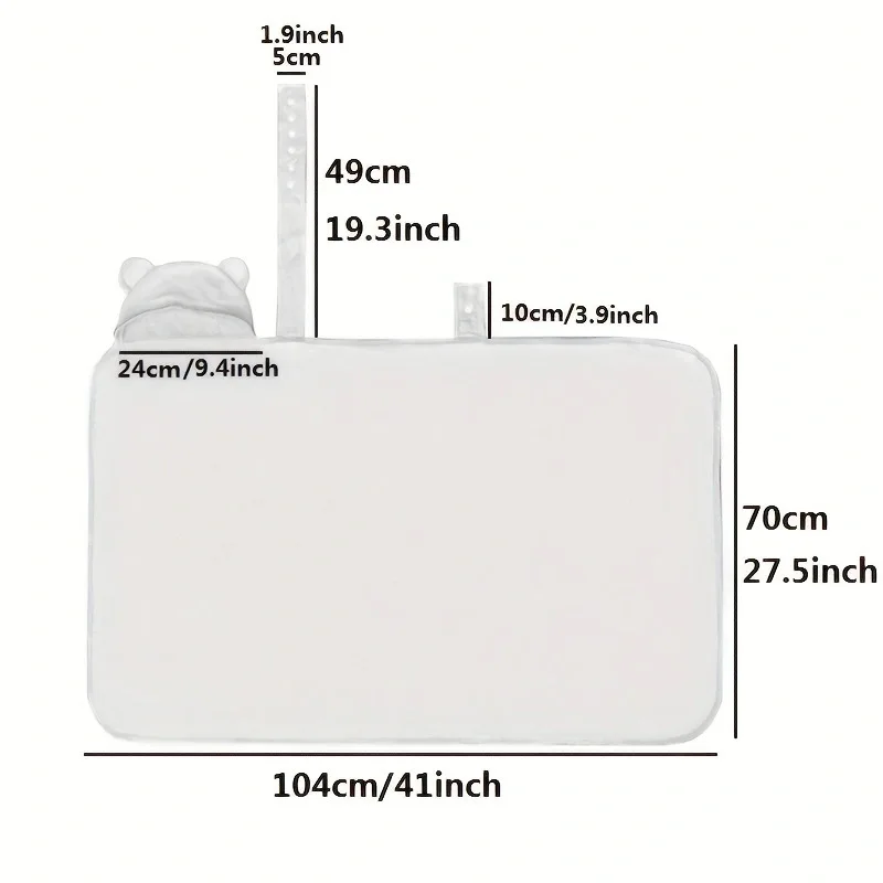 Bath Towel Bamboo Fiber Baby Hug Cloak Gift Box Super Soft Hooded Design Bathrobe Perfect Mother Baby Bath Essential