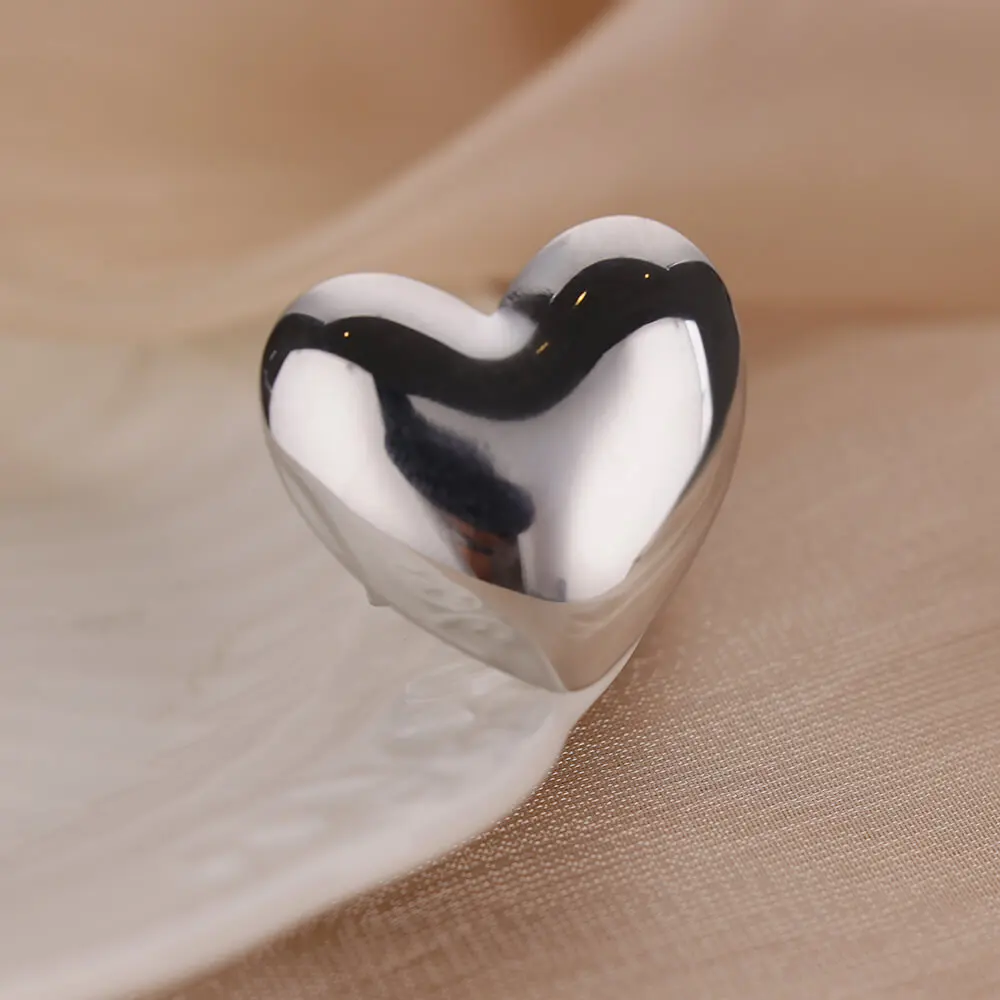 Heart Jewelry Ring Stainless Steel for Women