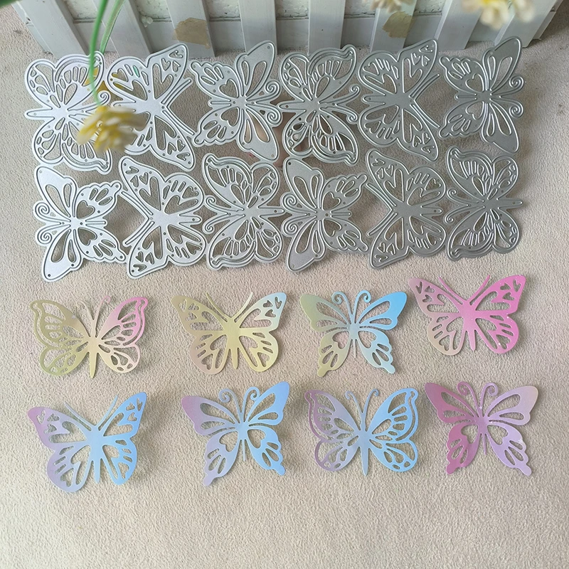 Butterfly Trio Cutting Die Mould for Scrapbook Decoration and DIY Crafts