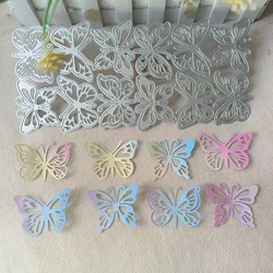 Butterfly Trio Cutting Die Mould for Scrapbook Decoration and DIY Crafts