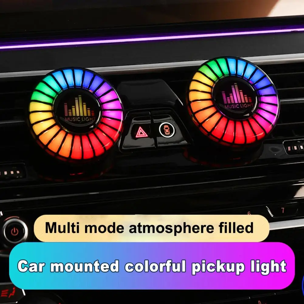 CarAirFreshenerAppControlMusicRhythmRGBLampAirFreshener