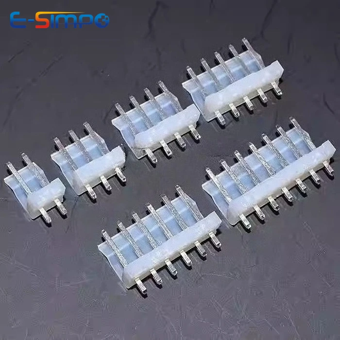 100pcs CH3.96 3.96mm CH3.96- 2/3/4/5/6/7/8/9/10/11/12Pin 하우징 암 직선 직각 수 핀 웨이퍼 커넥터