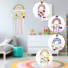 Bow Holder for Girls Hair Bows, Hair Clips Holder Rainbow Bow Organizer Hair Accessories Storage Wall Hanging Decoration 3