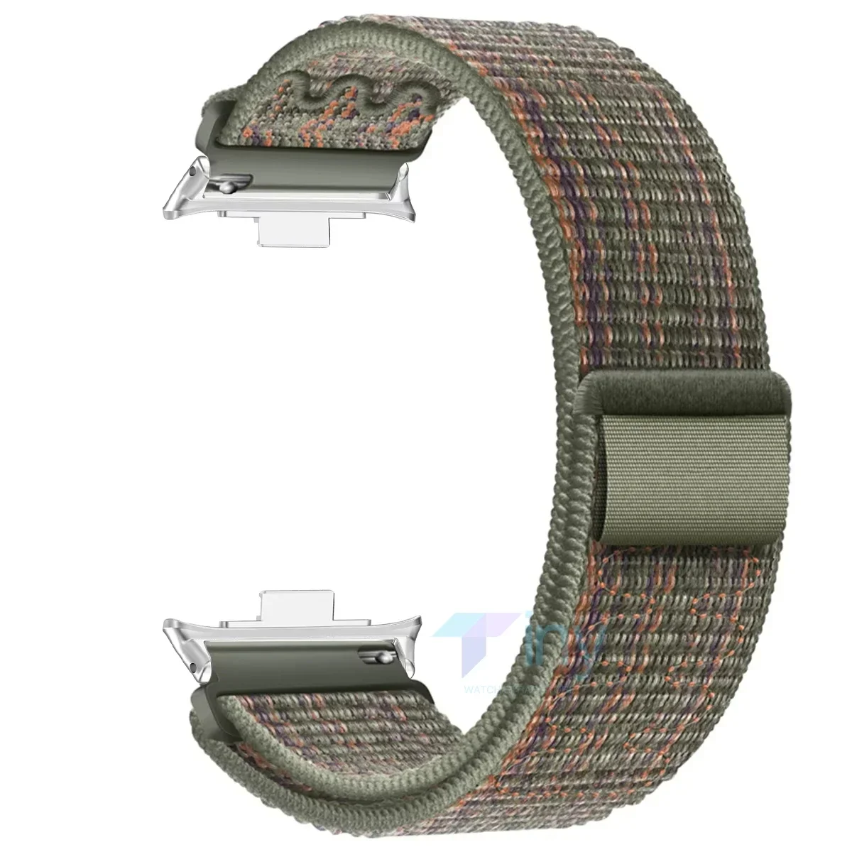 Breathable Embroidery Nylon Loop Sport Bracelet Strap