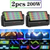 2PCS300W LED Strobe RGBW Wash Beam Effect Moving Head DMX512 Single Control Horse Racing Concert Club Night Party Stage Lighting 1