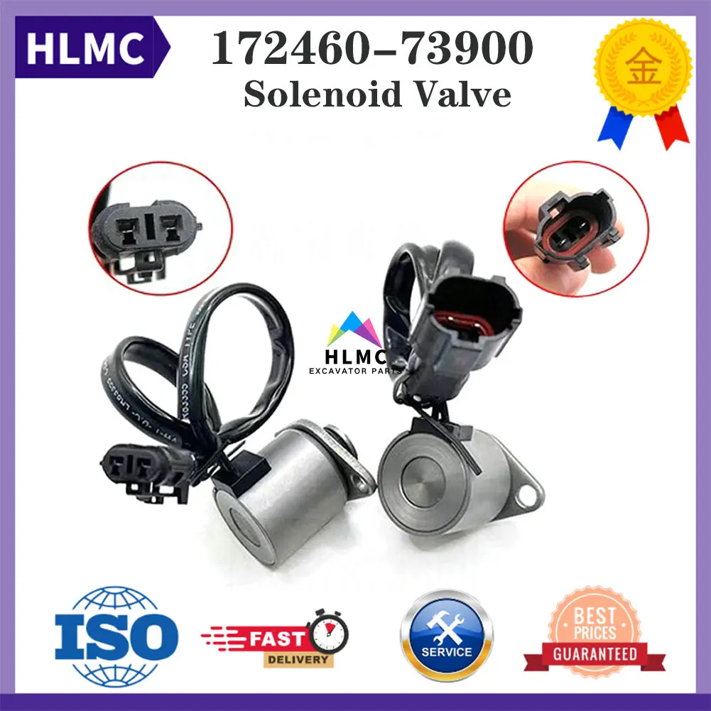 

172460-73900 PSVD2-17E-23 Гидравлический поршневой насос PSVD2-17E-10 экскаватор главный электромагнитный клапан 172460-73910 172460-73920