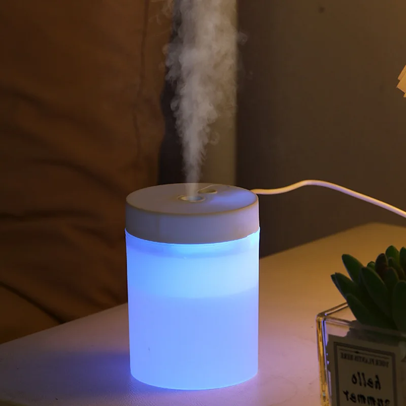 200ML USB Mini Humidifier - Ultrasonic LED Essential Oil Diffuser Portable Car Purifier & Aroma Anion Mist Maker for Home Office 3
