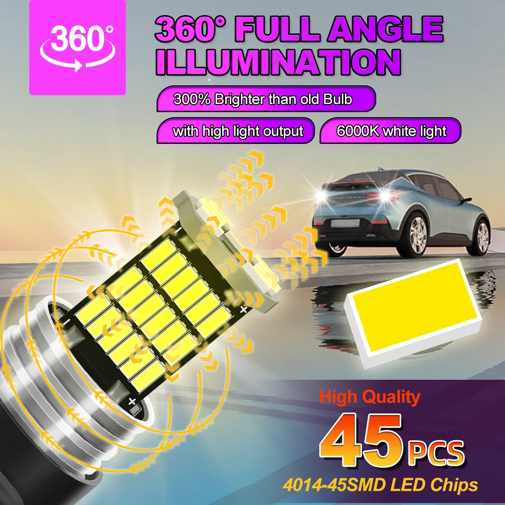 2x 12V 7443 W21/5W T20 LED �극��ũ �� ���� ���� ĵ���� ��ť�� RDX 2007 2008 2009-2015 ILX 2013 2014 2015 �ڵ��� �׼�����
