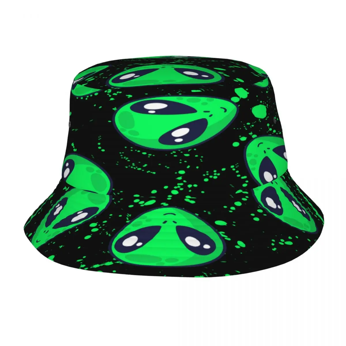 

2023 New Fisherman's Hat Unisex Fashion Bob Cap Alien Pattern Hip Hop Gorros Panama Windproof outdoor Bucket Hat