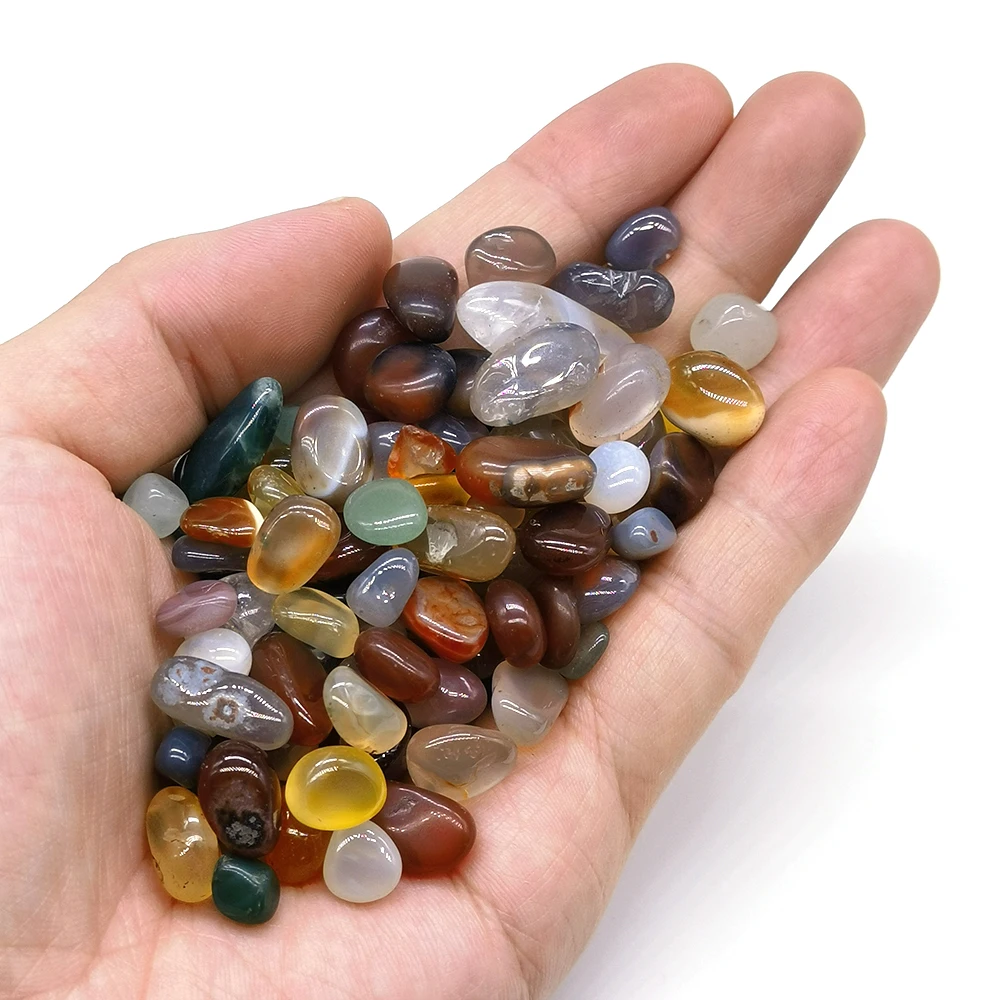 Colorful Natural Crystal Gravel for Reiki Healing and Home Decor
