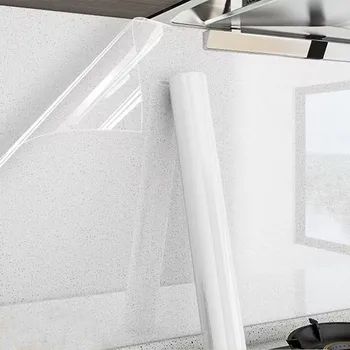 ملصقات بلاط مقاومة للماء والزيت للمطبخ، مقاومة لدرجات الحرارة العالية، ورق حائط ذاتي اللصق للخزانة على سطح الطاولة - Image 4