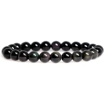{ Energy and Protect} Tourmaline Bracele Handmade Natural Gemstone Elastic Bracelet Crystal Stone Beads Jewelry Gifts for Women