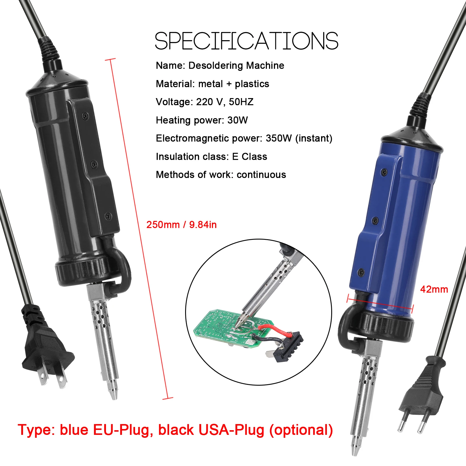 30W ADT-6 Aspirateur électrique Automatique En étain, équipement  D'aspiration électrique Avec Poignée Ergonomique, Outil De Pompe  D'aspiration