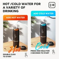 2in1 Portable Outdoor Rechargeable Coffee Machine Camping Travel Expresso Coffee Maker Fit Nexpresso Pod Capsule Coffee Powder 2