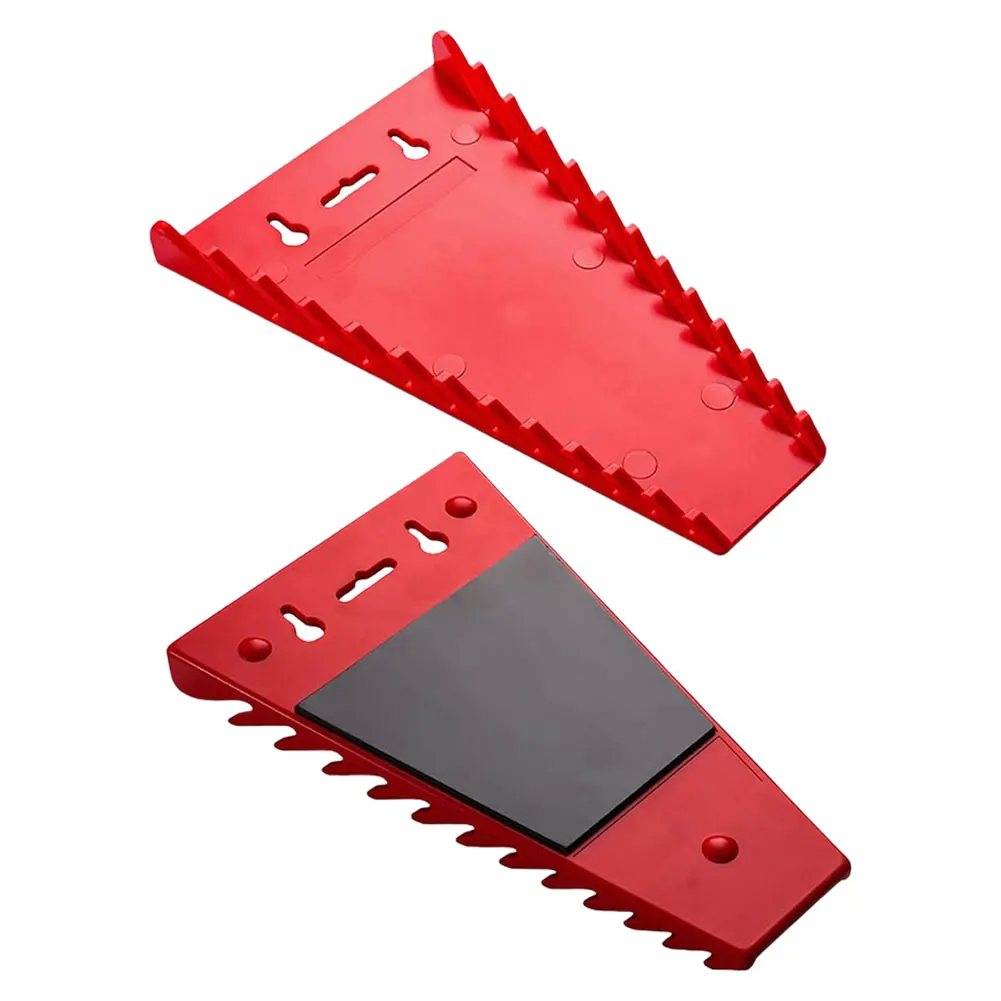 Magnetic Wrench Organizer 24 Slots Wrench Rack for Tool Box Drawer SAE (1/4In-1-1/16In) and Metric (6 Mm-24 Mm)