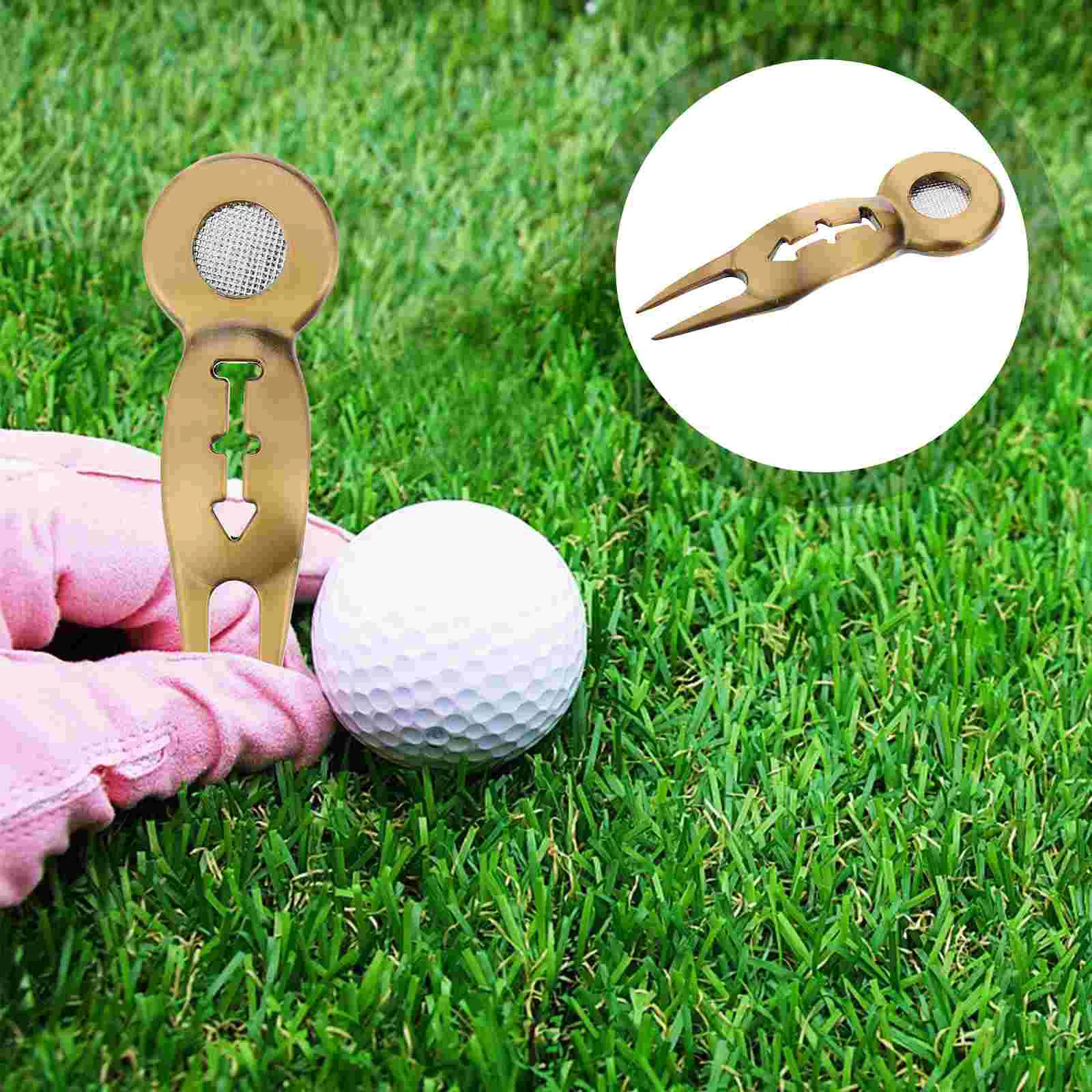 

Green Fork Golf Magnet Divot Tool Accesories Accessories Stainless Steel Golfs Repair Machine