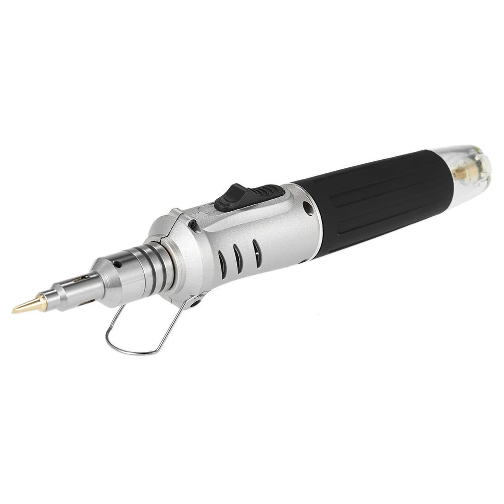 Soldering Iron Kit 10 In 1 Gas Soldering Iron Case Set Multifunctional Automatic Ignition Butane Lighter Cordless Welding Torch Pen Repair Tool Kit