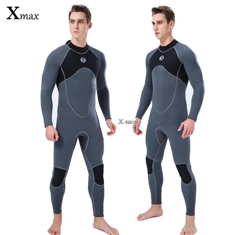 3MM Neoprene Men Wetsuit Scuba Diving Snorkeling Spear Fishing Wetsuit  Swimsuit Kite Surfing Suit Full-Body Wetsuits - AliExpress