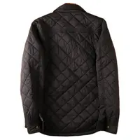Mens Bomber Jackets Diamond Quilted Fall Winter Rib Varsity Lightweight Winter Coat Waterproof Thermal Outdoor Jacket 2