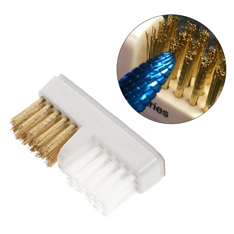 

Nail Art Drill Bit Cleaning Brush Best Gifts for Women on Christmas,Thanksgiving Cleaning Brush Cleaner Drill Dual Wire 2023 New