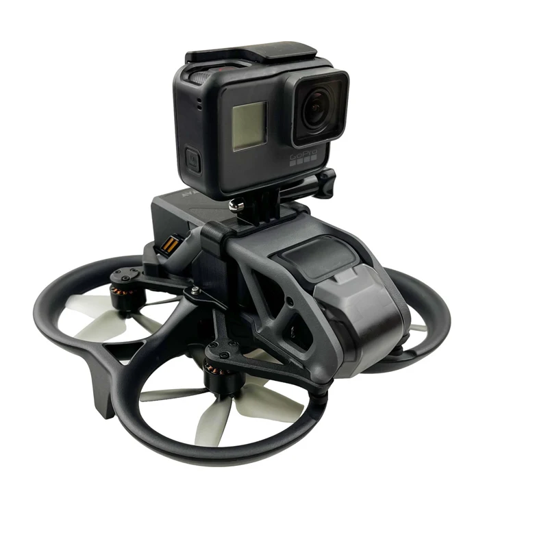 Drone accessories For DJI Avata drone multifunctional extended adapter bracket holder with threaded screw for Gopro panoramic camera accessories