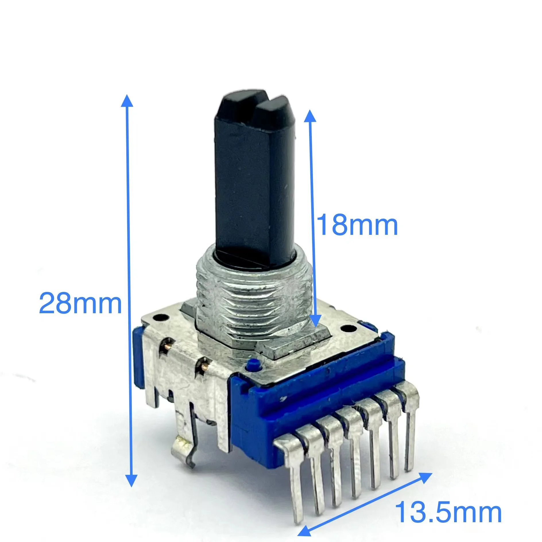 1 pcs ALPS RK14 potentiometer 7 pin A50K shaft length 18MM AliExpress
