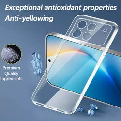 Premium Transparent Rugged Anti - Drop Shockproof Scratch Protective Slim Clear Phone Case for Honor Win (Clear)