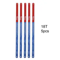 Premium 5PCS Bi - Metal Hacksaw Blades - Versatile Cutting for Meat, Wood, and PVC Pipes (Saw bar 18 teeth)