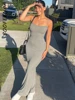 BOOFEENAA Strap Backless Long Maxi Dresses Party Club Vacation Outfits for Women Sexy Casual Summer Dress 2022 Wholesale C85CZ24 2