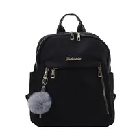 Backpacks Simple Large Capacity New Black Travel Bag For Women Solid Harajuku Student Schoolbag Backpack Unisex Bags High Street - Image 4