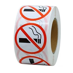 Wad – autocollant de Danger amusant, papier artistique, étiquette d'avertissement de non fumée, vente en gros, qualité supérieure, 50 pièces 