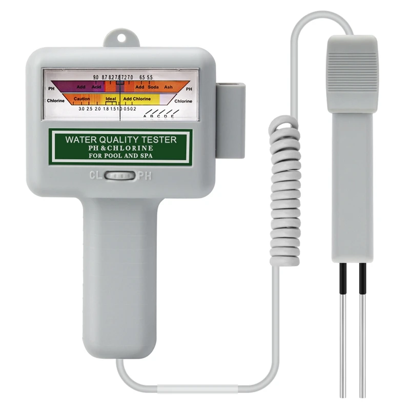 

Измеритель уровня хлора и PH 2 в 1, 0,2-ppm, тестер уровня CL2, ручной анализатор качества воды для бассейна