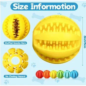 ⁦Interactive Treat-Dispensing Ball for Dogs⁩ - الصورة ⁦4⁩