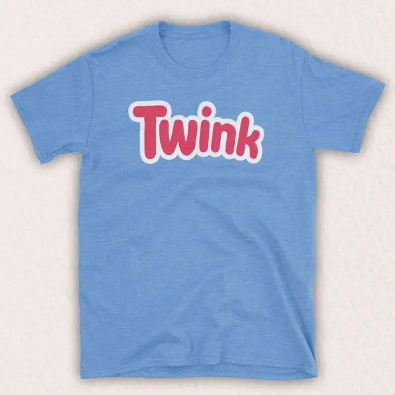 

Twink пародия смешной Гей Гордость слоган ЛГБТ права облегающий человек неофициальная Мужская футболка Выбирайте из 15 вариантов цвета