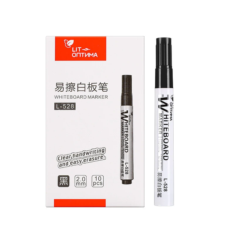 Vibrant Whiteboard Marker Set - Assorted Colors, Fine 2.0mm Nib, High-Volume Ink, Ideal