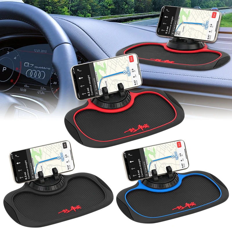 

Universal Car Silicone Phone Holder Smartphone Anti-Slip Mat Pad Dashboard Stand Mount For Phone GPS Bracket Pad Mat Luminous
