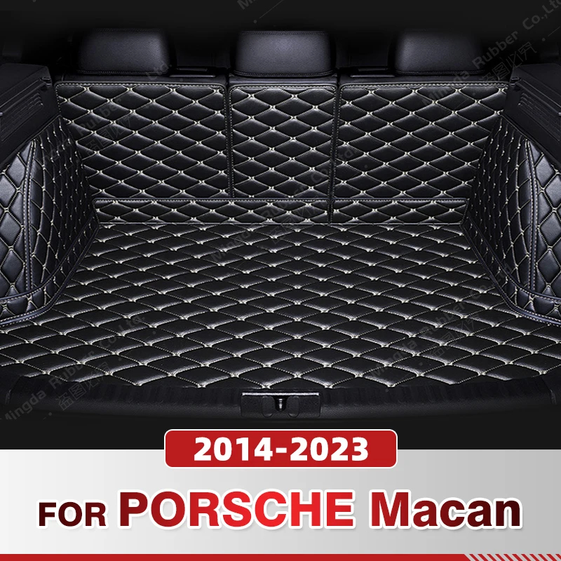 

Коврик для багажника с полным покрытием для Porsche Macan 2014-2023 22 21 20 19 18 17 16 15, защитный коврик для автомобильного багажника, аксессуары для защиты интерьера
