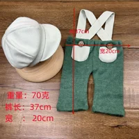 Original Baby Costumes Romper Newborn Photography Props Hat Overalls Baby Photo Accessories Christmas Baby Clothing Photo Outfit 3