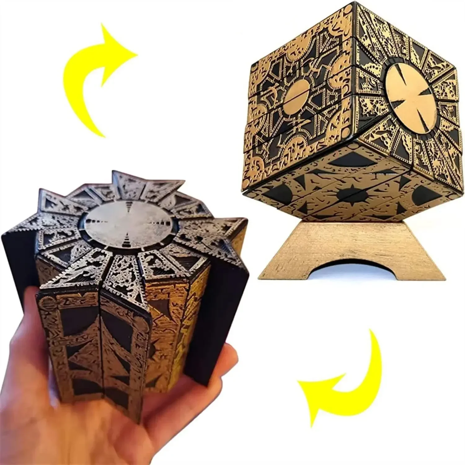 Hellraiser caixa de cubo mágico figura cubo móvel a configuração