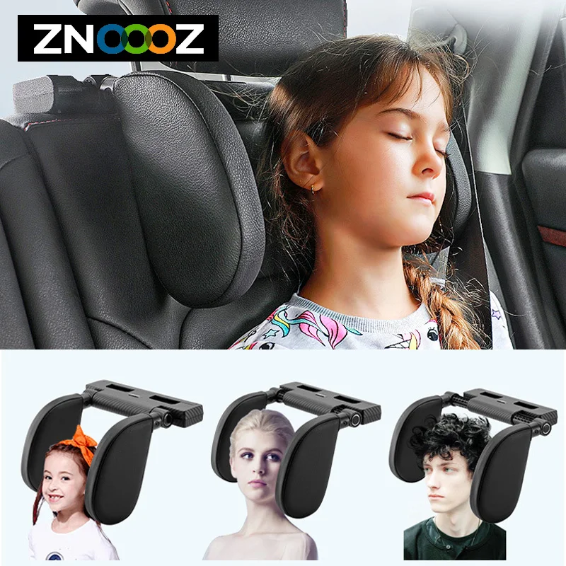 Car Neck Pillow Headrest Cushion Car Seat Memory Foam Pad Sleeping Headrest Support Car