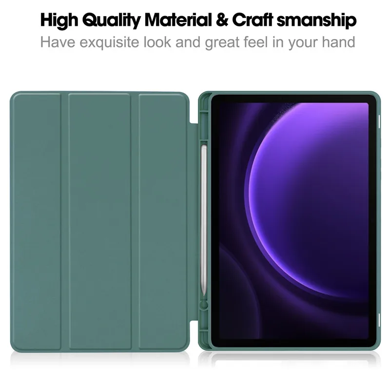 Tab, suporte traseiro macio, Smart Cover, Trifold,