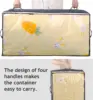 90L Under Bed Storage Containers  Foldable Closet Organizers Moving Bags with Clear Window and Reinforced Handles for Bedding 2