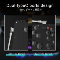 Duelpad Zen Ergo-split All-button Stickless Fighting Controller Leverless Arcade Controller Mechanical Button Support PC/NS/PS4 - Image 6