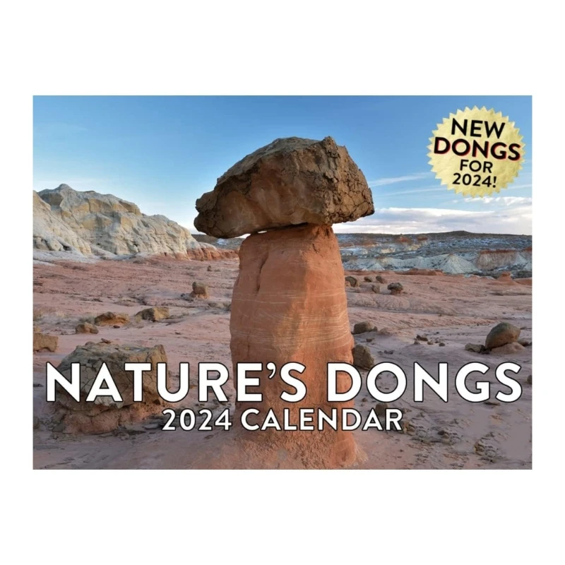 

Настенные календари 12-месячный календарь Natures Dongs 2024, забавный календарь в форме взрослых с картинками для гостиной,
