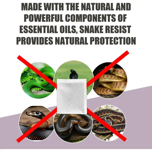 10Db Kígyóvisszaporók Kígyó Eltaszító Szerek Visszatartó Táskák Mérgező És Nem Kígyók Csörgőkészüléke - Image 2