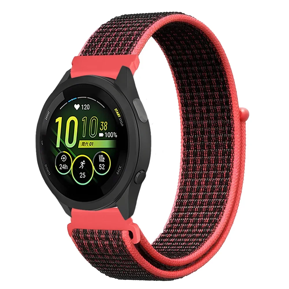 Nylon Loop Strap, 20/22mm, for Smartwatch - Breathable and Adjustable Bracelet Band