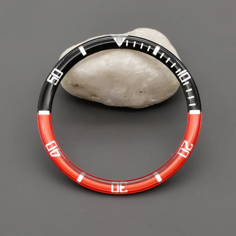 Flat Resin Aluminium Watch Bezel Insert
