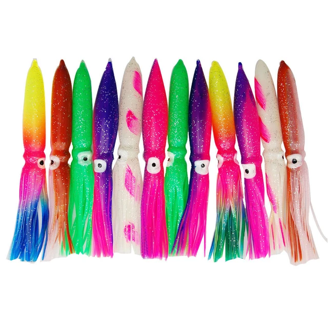 Fishing Lures Squid Skirts Octopus Lures Soft Plastic Trolling