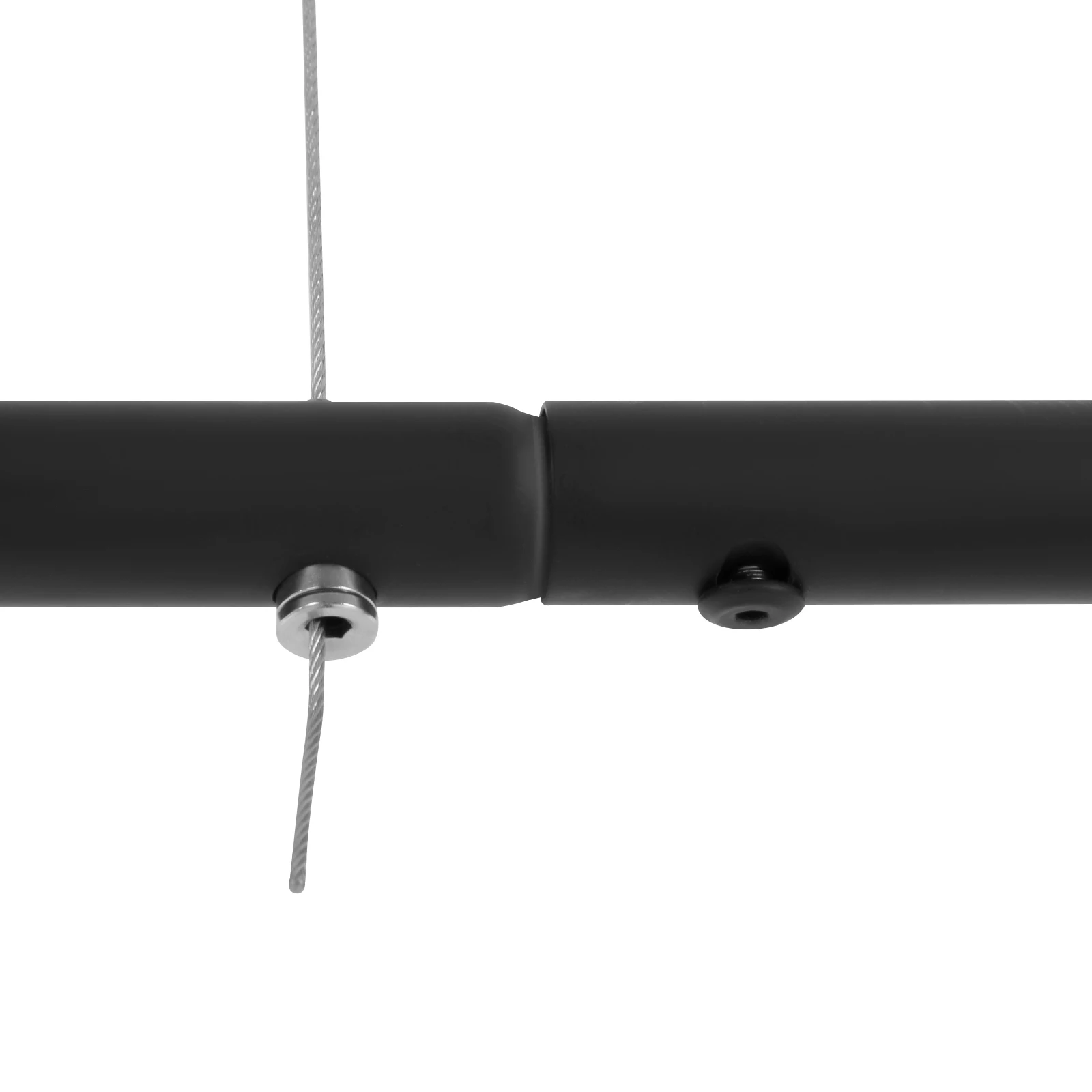 Duschvorhangstange, U-förmige, an der Wand montierte Gardinenstange, verstellbare U-förmige Gardinenstange, Duschvorhangstange – Detail 5